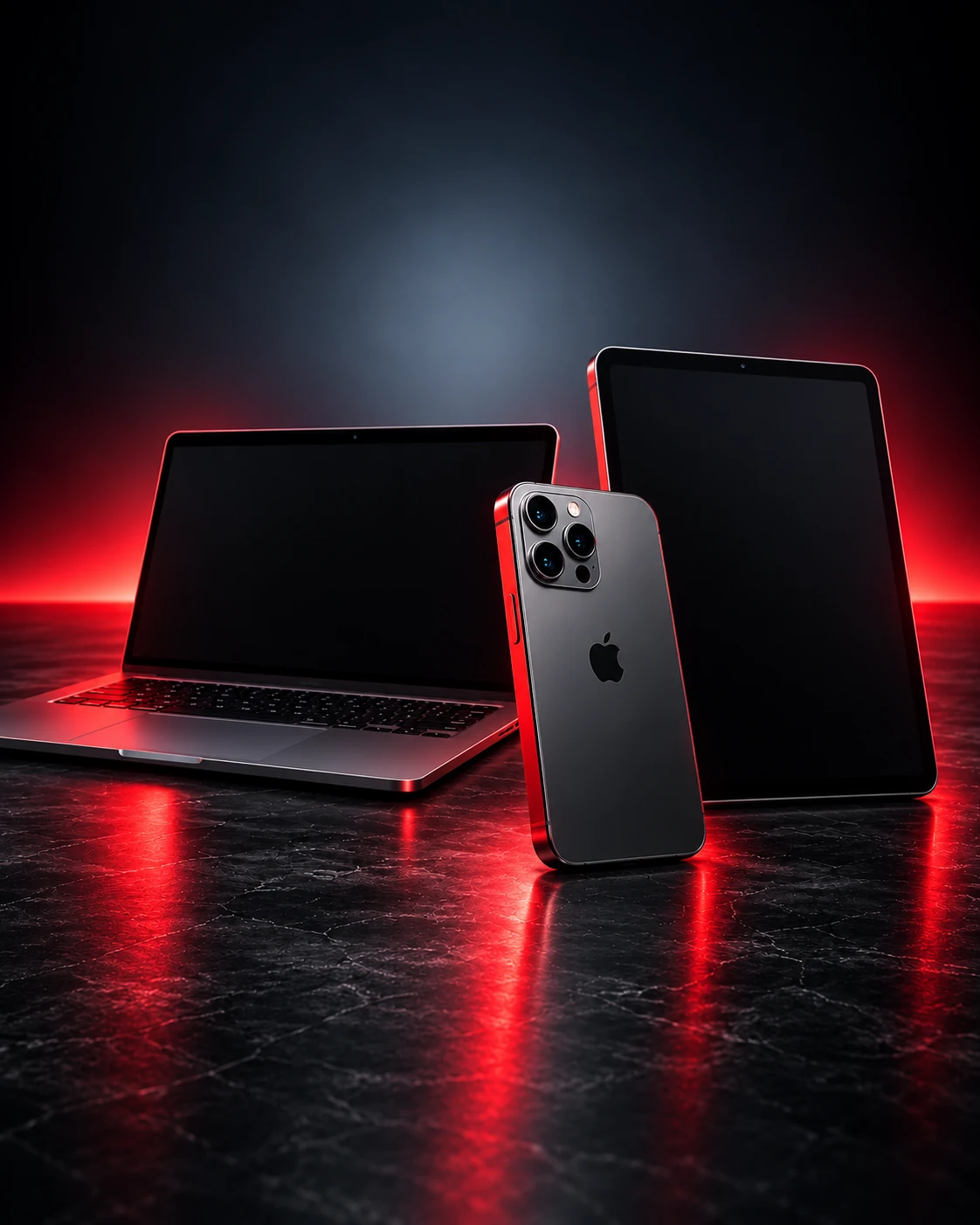 Laptop, tablet and phone for business device repairs