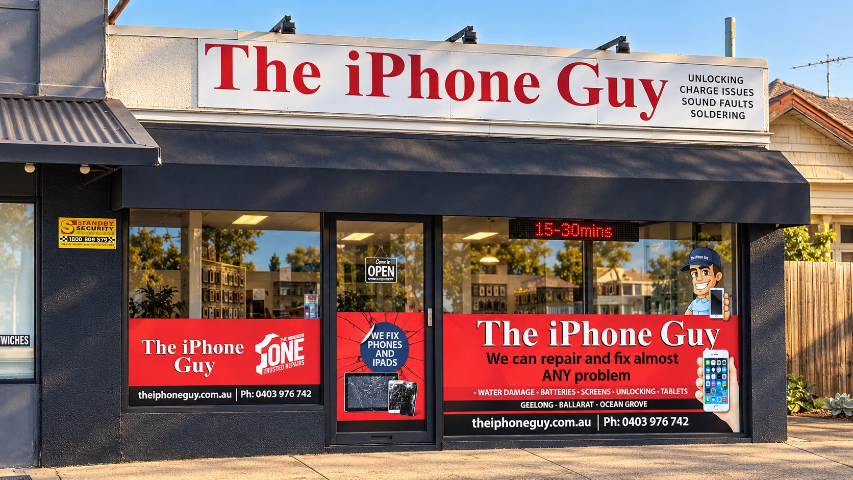The iPhone Guy Geelong West storefront